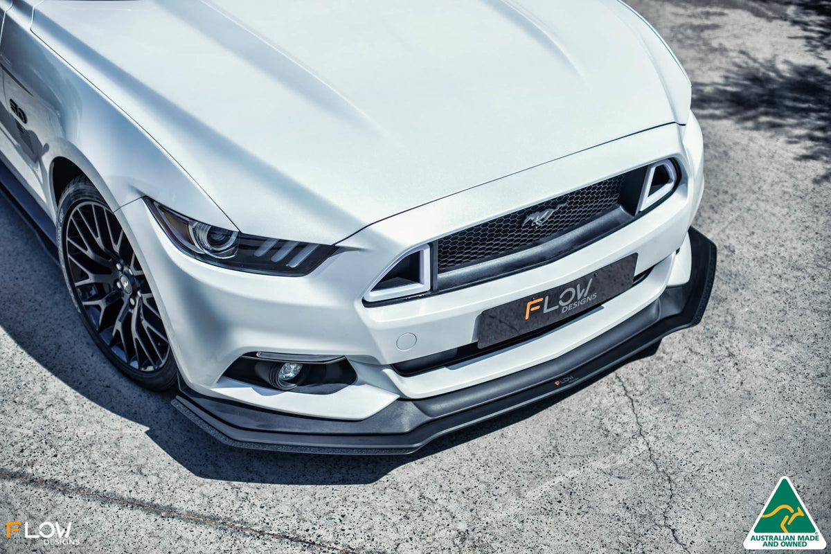 GT Mustang S550 FM Front Lip Splitter Extensions (Pair)