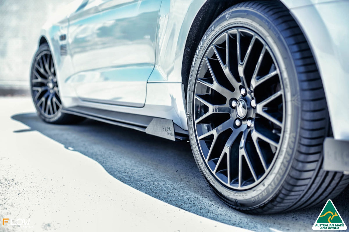 GT Mustang S550 FM Side Skirt Splitter Winglets (Pair)