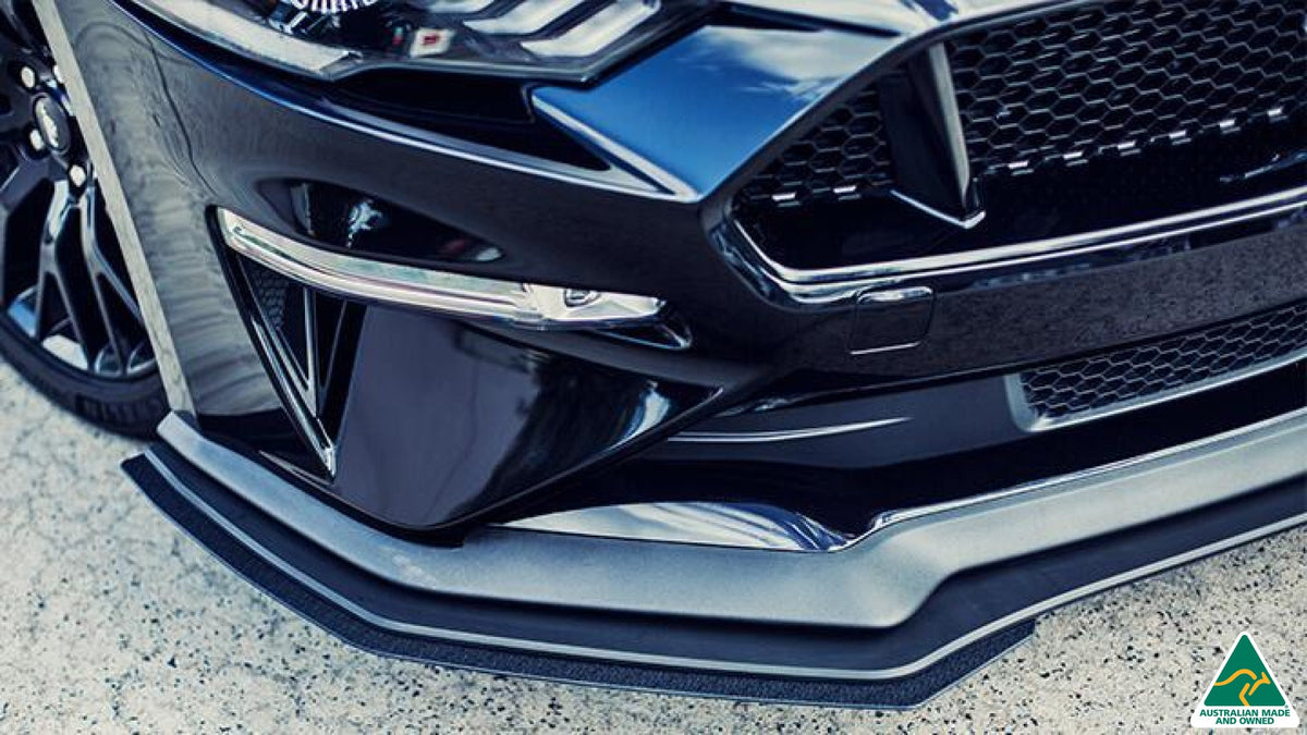 GT Mustang S550 FN Front Lip Splitter Extensions (Pair)