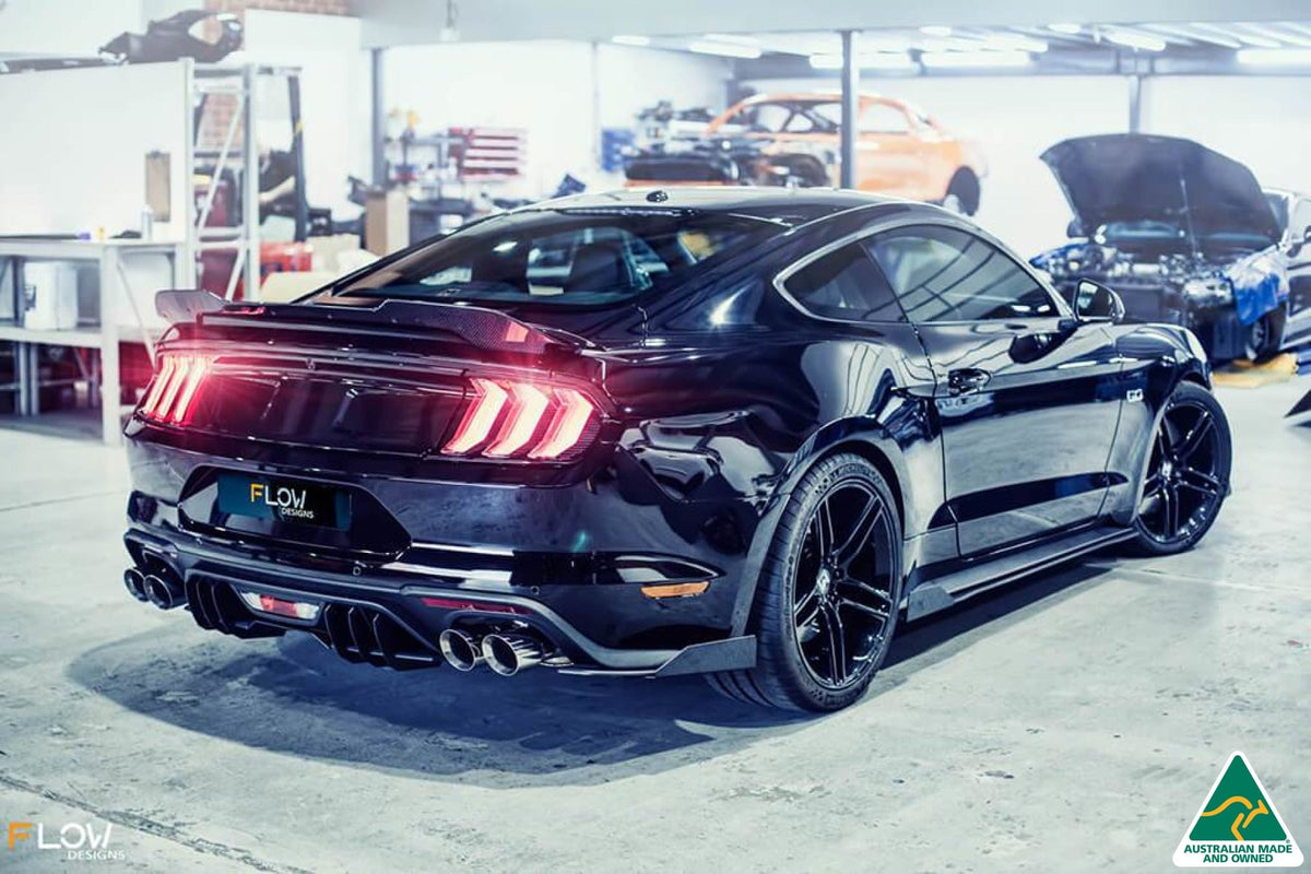 GT Mustang S550 FN Side Skirt Splitter Winglets (Pair)