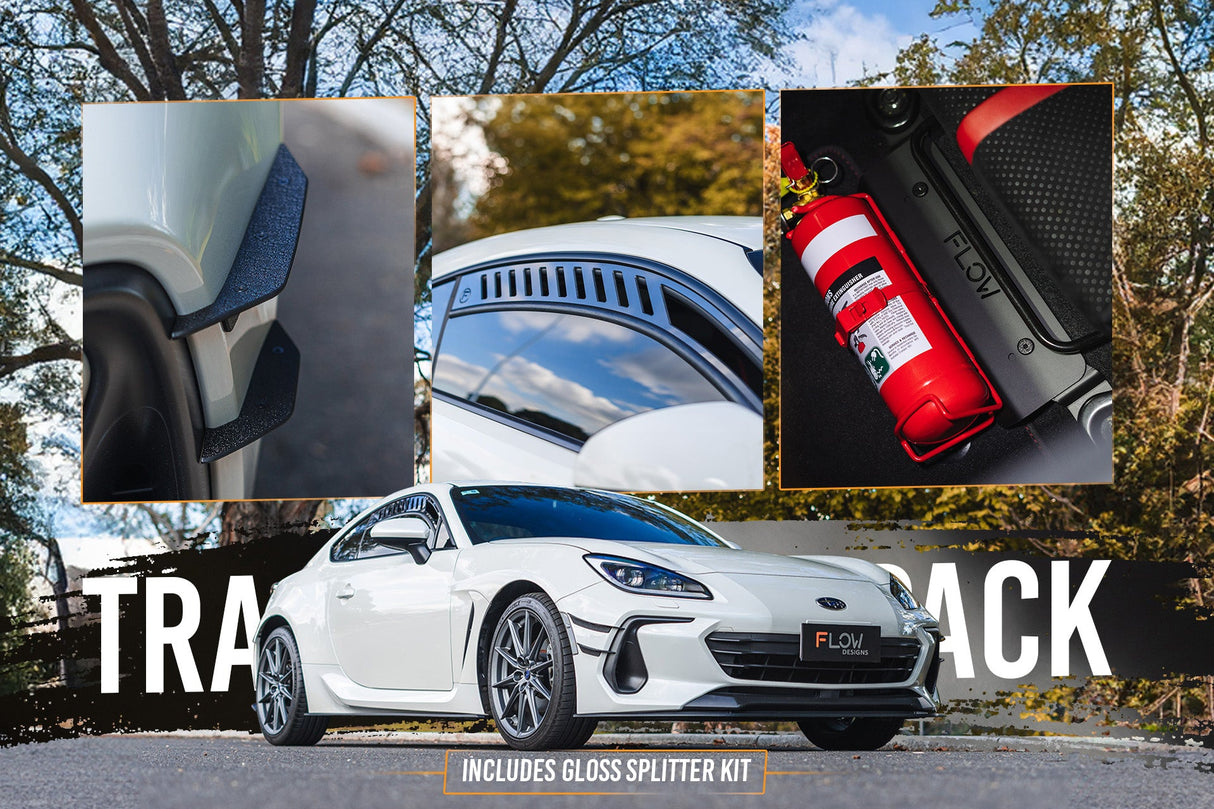 ZD8 BRZ Full Lip Splitter Set (GLOSS BLACK) - ModsDirect