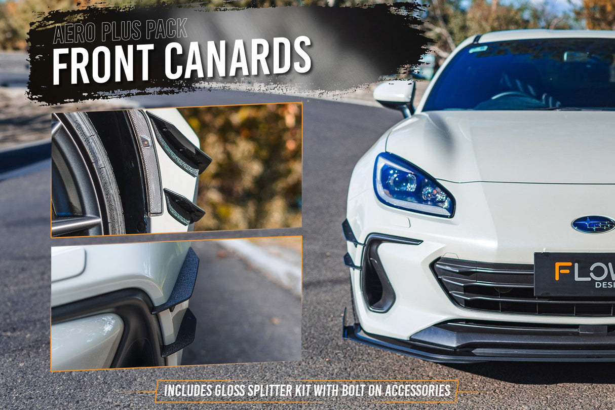 ZD8 BRZ Full Lip Splitter Set (GLOSS BLACK) - ModsDirect