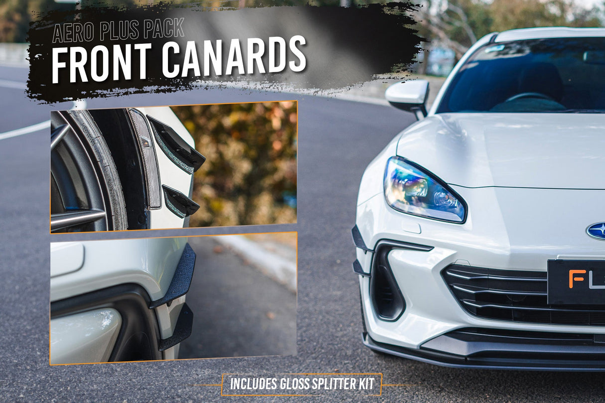 ZD8 BRZ Full Lip Splitter Set (GLOSS BLACK) - ModsDirect