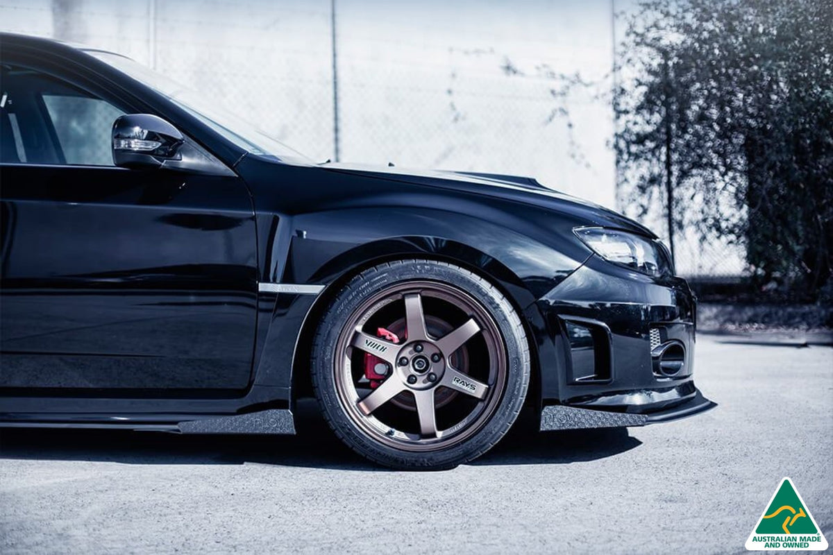 Impreza WRX / STI G3 Sedan FL Front Lip Splitter Winglets (Pair)