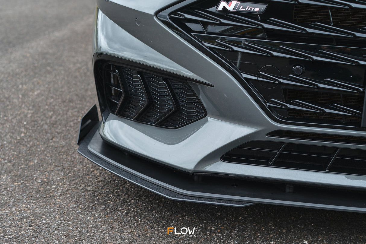 DN8 Sonata N Line 2020-2023 Front Lip Splitter & Reinforcement Bracket - ModsDirect