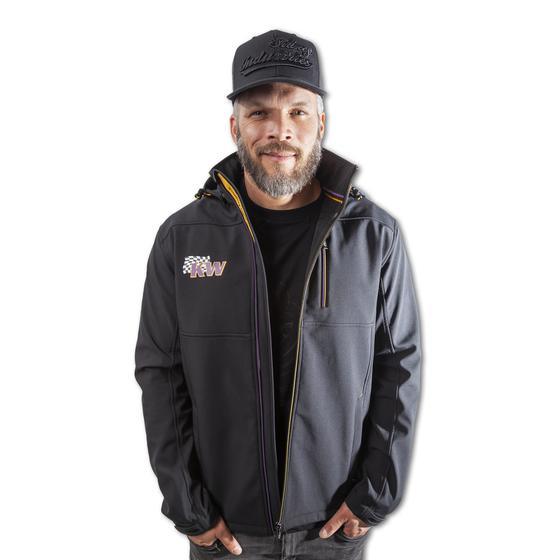 KW Mens Soft Shell Jacket - Black XXL