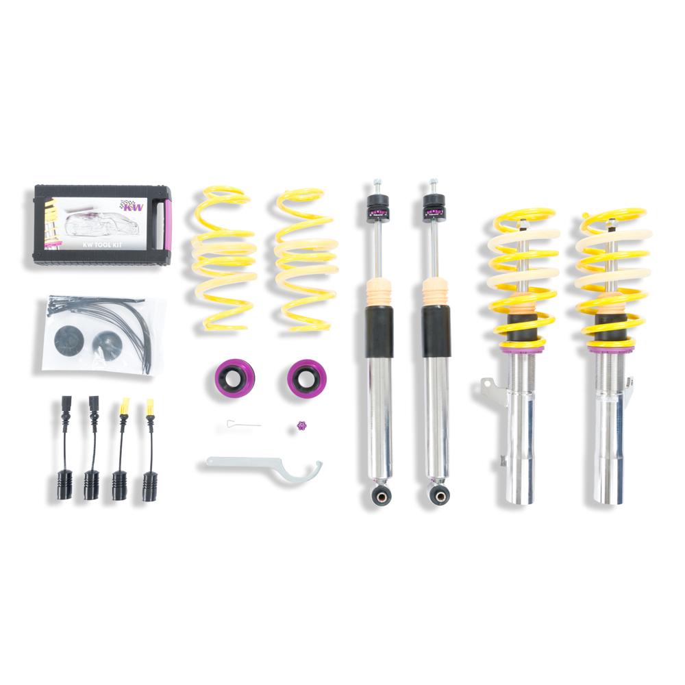 KW Coilover Kit V3 for 10/2014+ Audi TT (FV3 for, FVP) w/ Deactivation For Electronic Dampers - ModsDirect