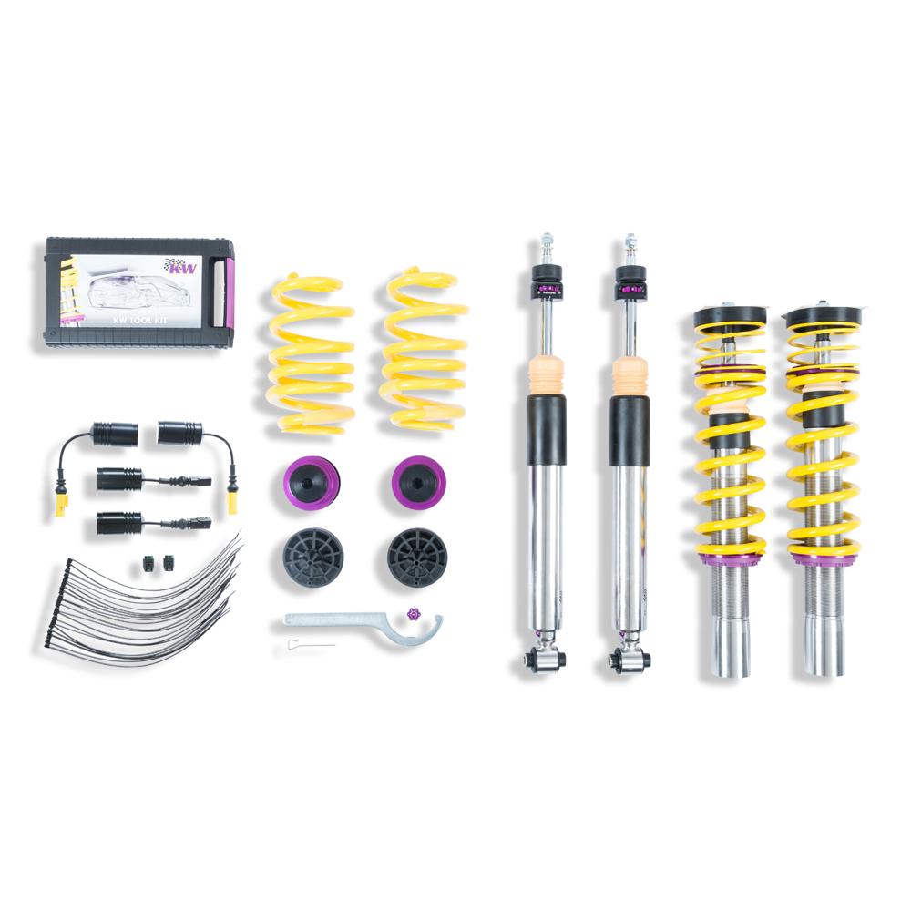 KW Coilover Kit V3 for 07/2016+ Audi A5 (F53, F5P) w/ Deactivation For Electronic Dampers - ModsDirect