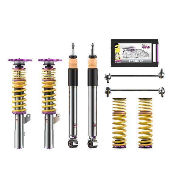 KW Coilover Kit V3 Clubsport for 05/2009-09/2014 Audi TT (8J3) w/ Top Mounts - ModsDirect