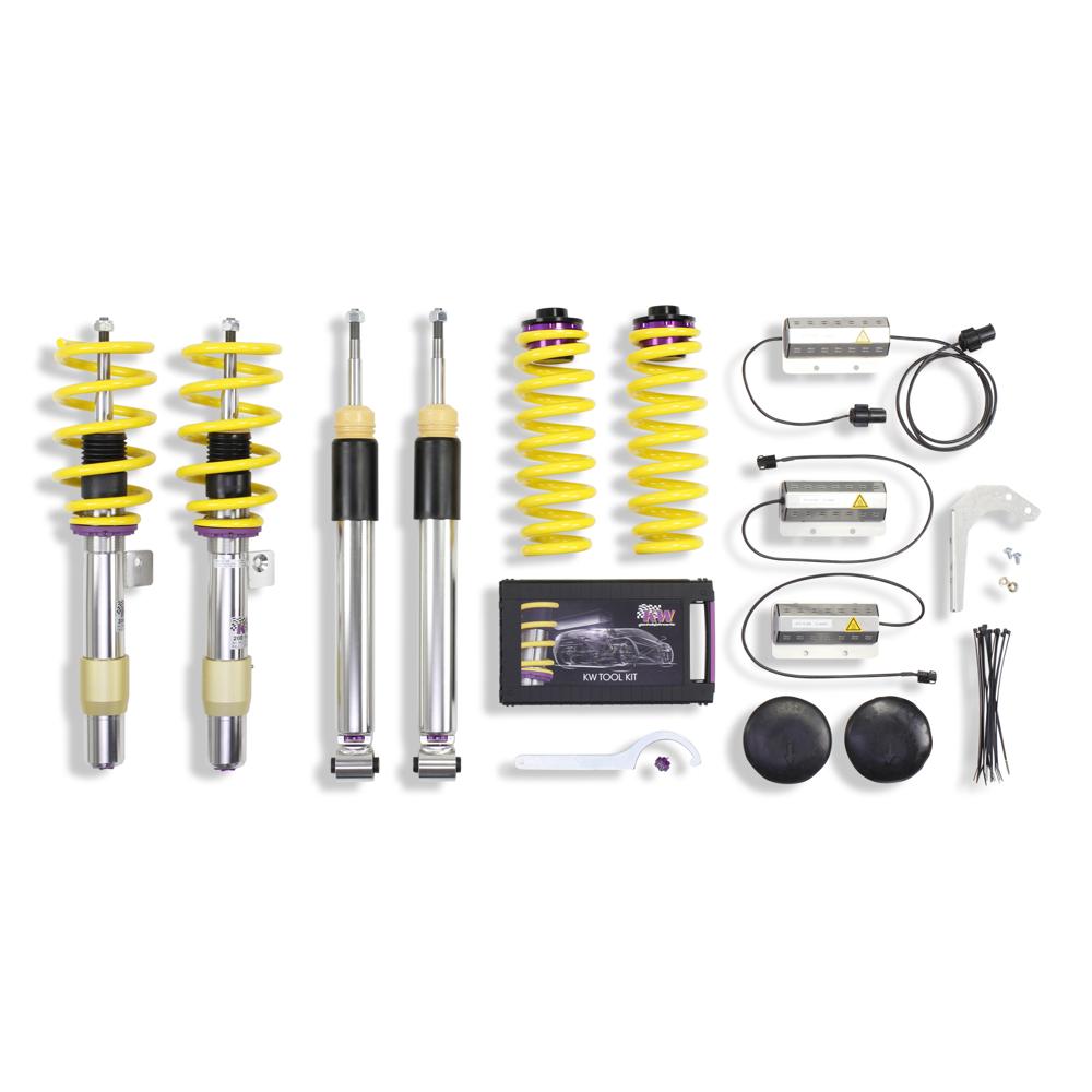 KW Coilover Kit V3 for 09/2007+ BMW 3 Series Coupe (E92) w/ Deactivation For Electronic Dampers - ModsDirect