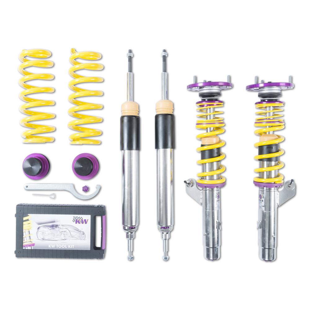 KW Coilover Kit V3 Clubsport for 10/2007+ BMW 1 Series Coupe (E82) w/ Top Mounts - ModsDirect