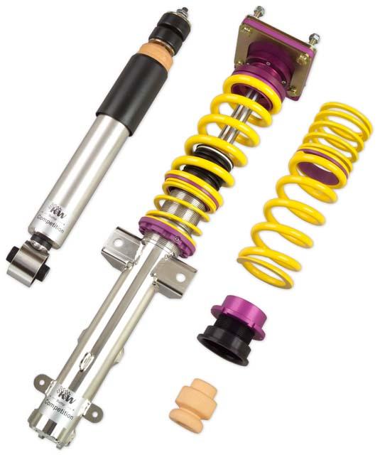 KW Coilover Kit V3 Clubsport for 2008-12/2012 Ford Mustang Convertible w/ Top Mounts - ModsDirect