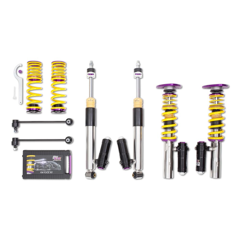 KW Coilover Kit V3 Clubsport for 05/2012+ Audi A3 (8V1, 8VK) w/ FA Top Mounts - ModsDirect