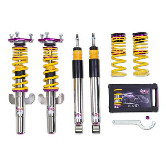 KW Coilover Kit V3 Clubsport for 07/2010+ Renault Clio III (BR0/1, CR0/1) w/ Top Mounts - ModsDirect