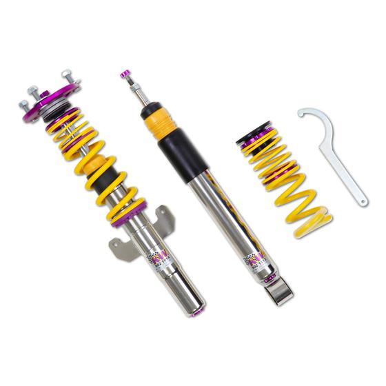 KW Coilover Kit V3 Clubsport for 07/2010+ Renault Clio III (BR0/1, CR0/1) w/ Top Mounts - ModsDirect