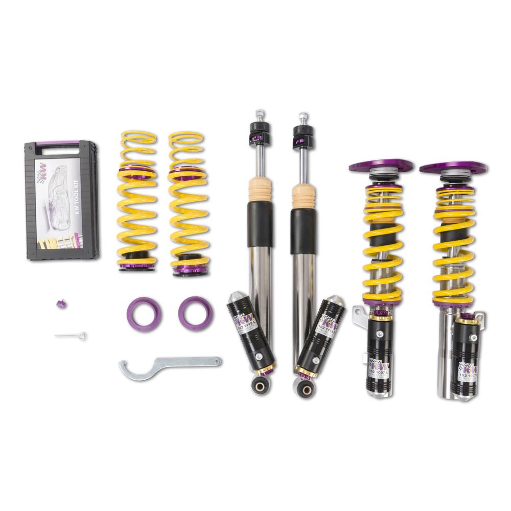 KW Coilover Kit V4 Clubsport for 06/2015+ Audi A3 Sportback (8VA, 8VF) w/ Top Mounts - ModsDirect