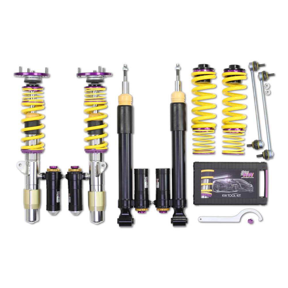 KW Coilover Kit V4 Clubsport for 09/2007+ BMW 3 Series Coupe (E92) w/ Top Mounts - ModsDirect