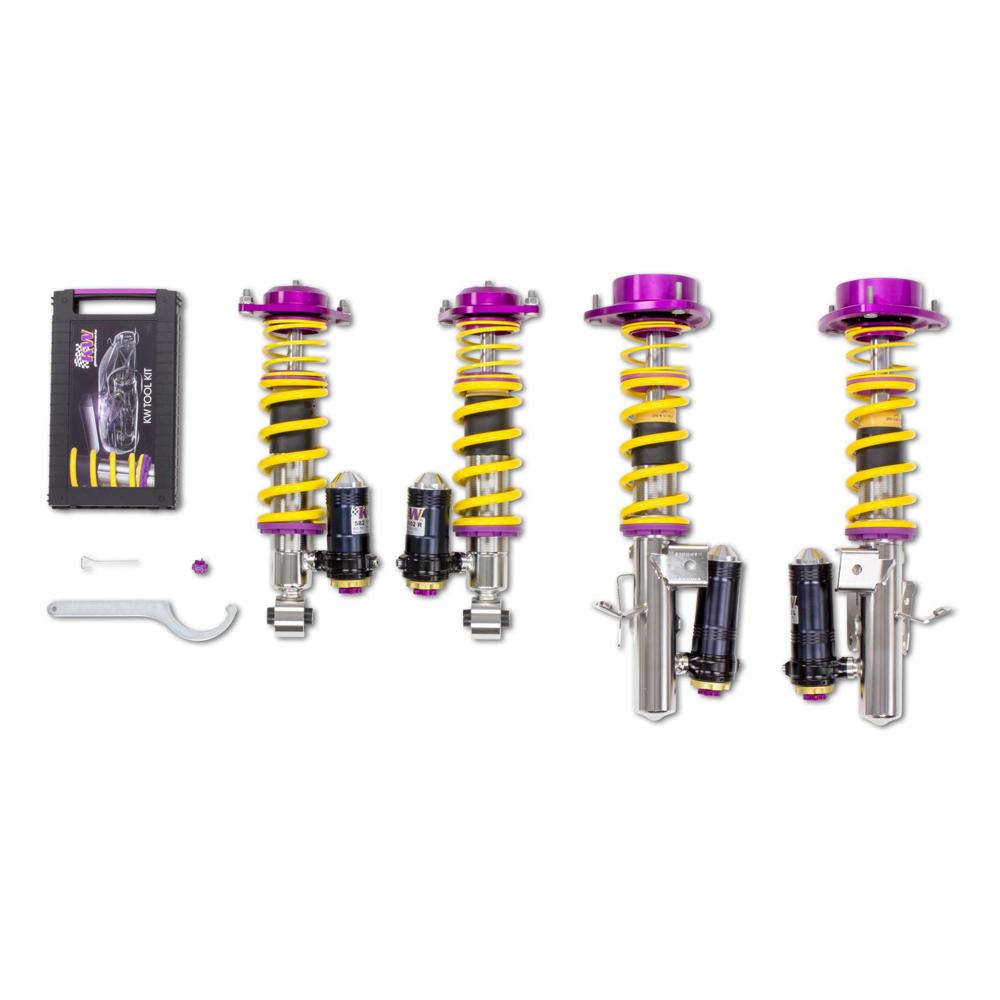 KW Coilover Kit V4 Clubsport for 09/2012+ Subaru BRZ w/ Top Mounts - ModsDirect