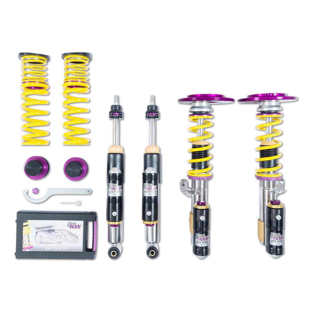KW Coilover Kit V4 for 03/2016+ BMW 2 Series Coupe (F22, F87) w/ Top Mounts - ModsDirect