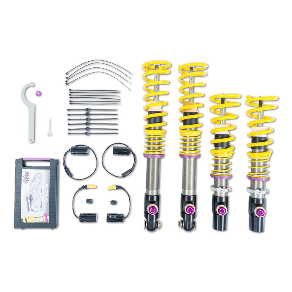 KW Coilover Kit V4 for 03/2018+ BMW 5 Series (G30, F90) w/ Deactivation For Electronic Dampers - ModsDirect