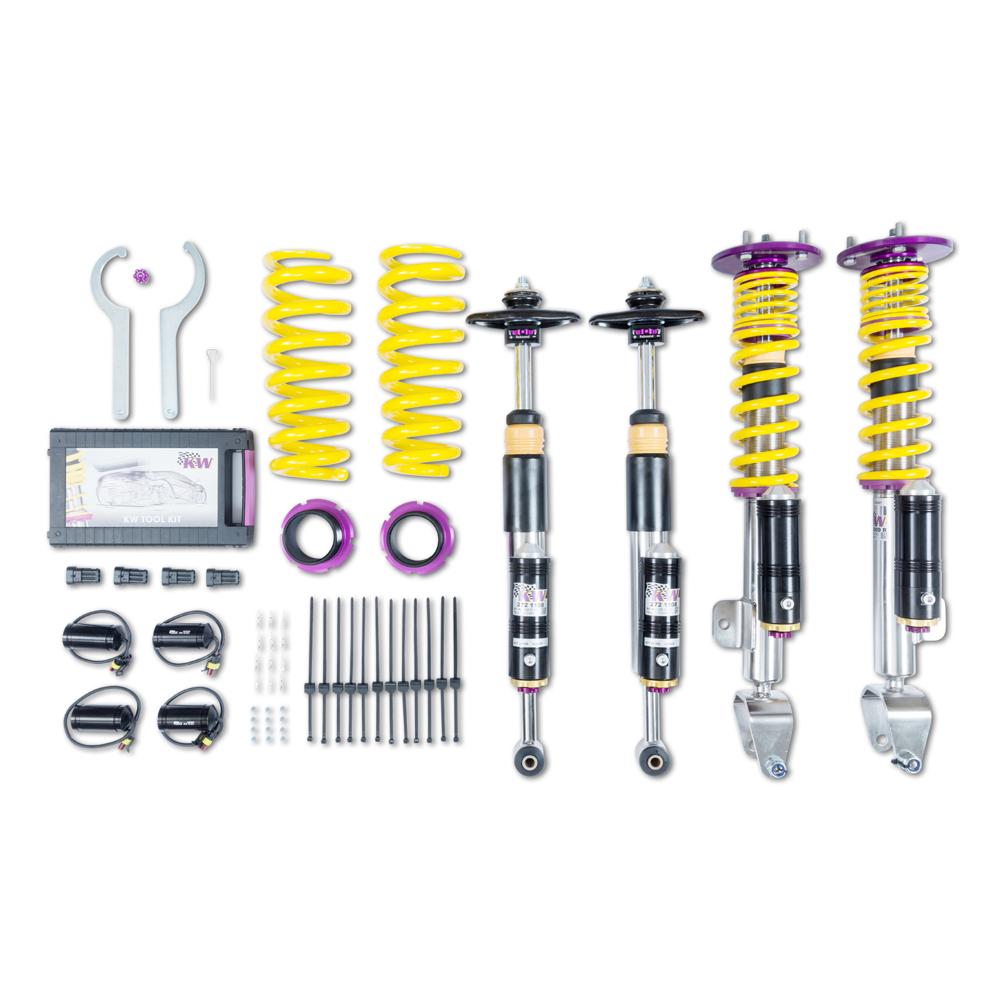 KW Coilover Kit V4 for 2015+ Dodge Challenger Coupe w/ Top Mounts - ModsDirect