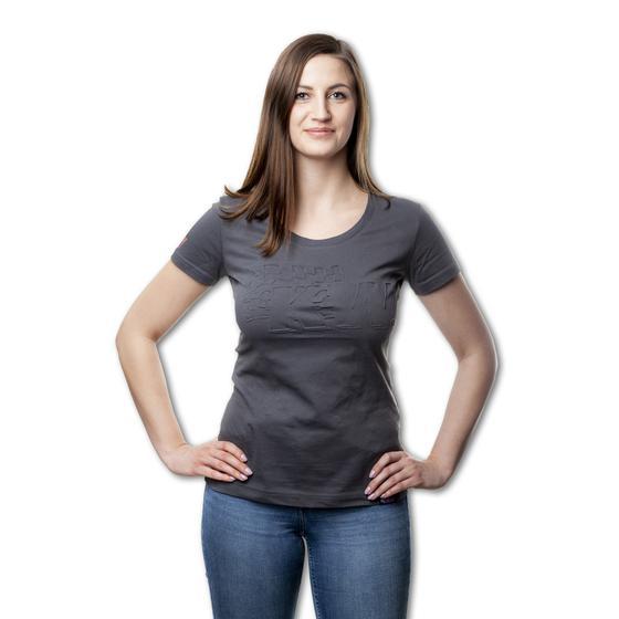 KW Womens 3D T-Shirt - Grey M - ModsDirect
