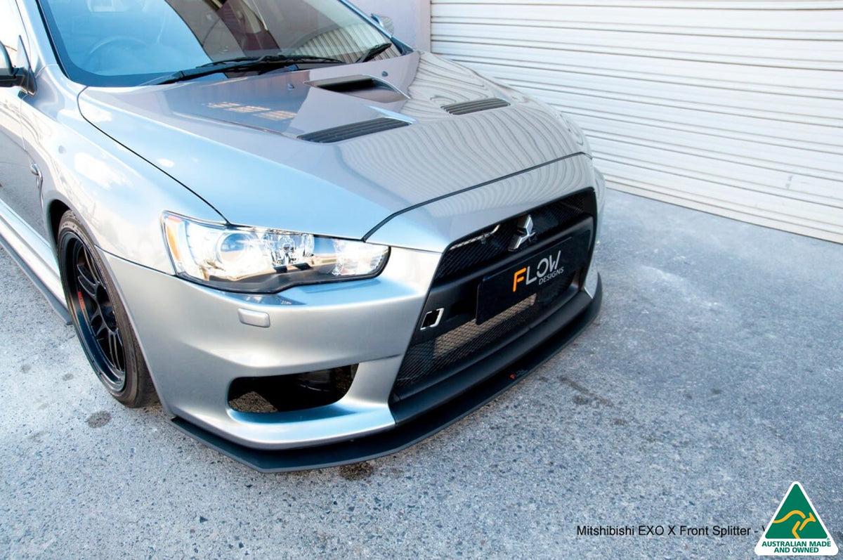 Lancer Evolution X Front Lip Splitter V1