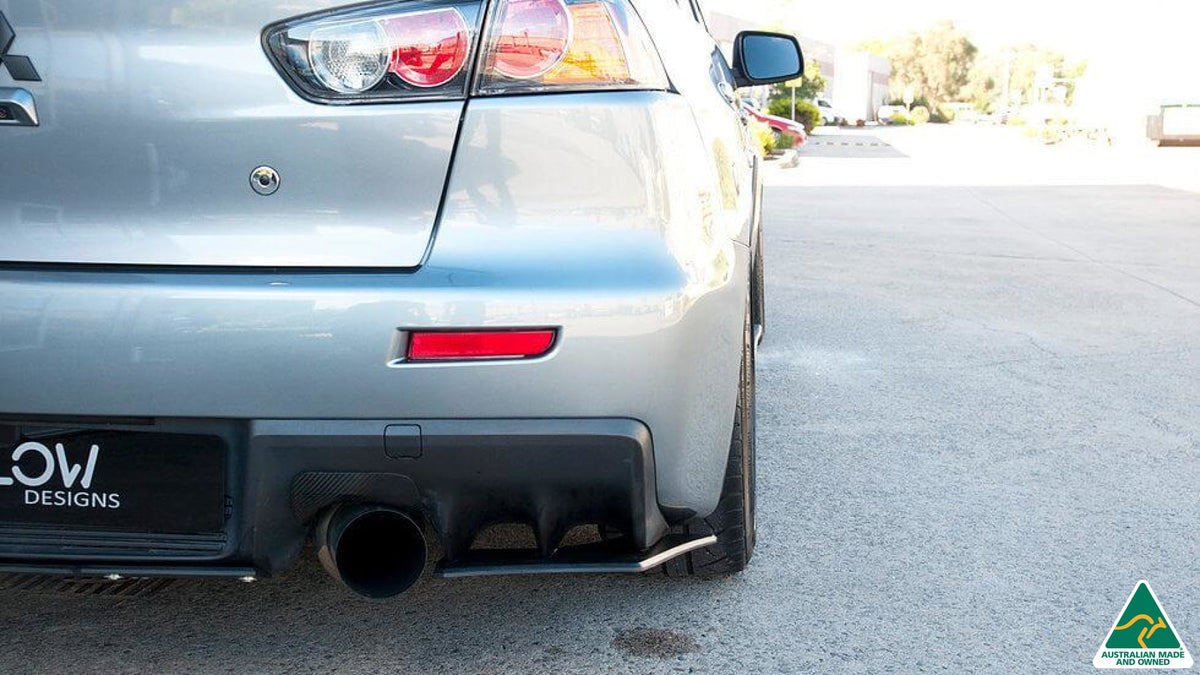 Lancer Evolution X Rear Valance (3 Piece)
