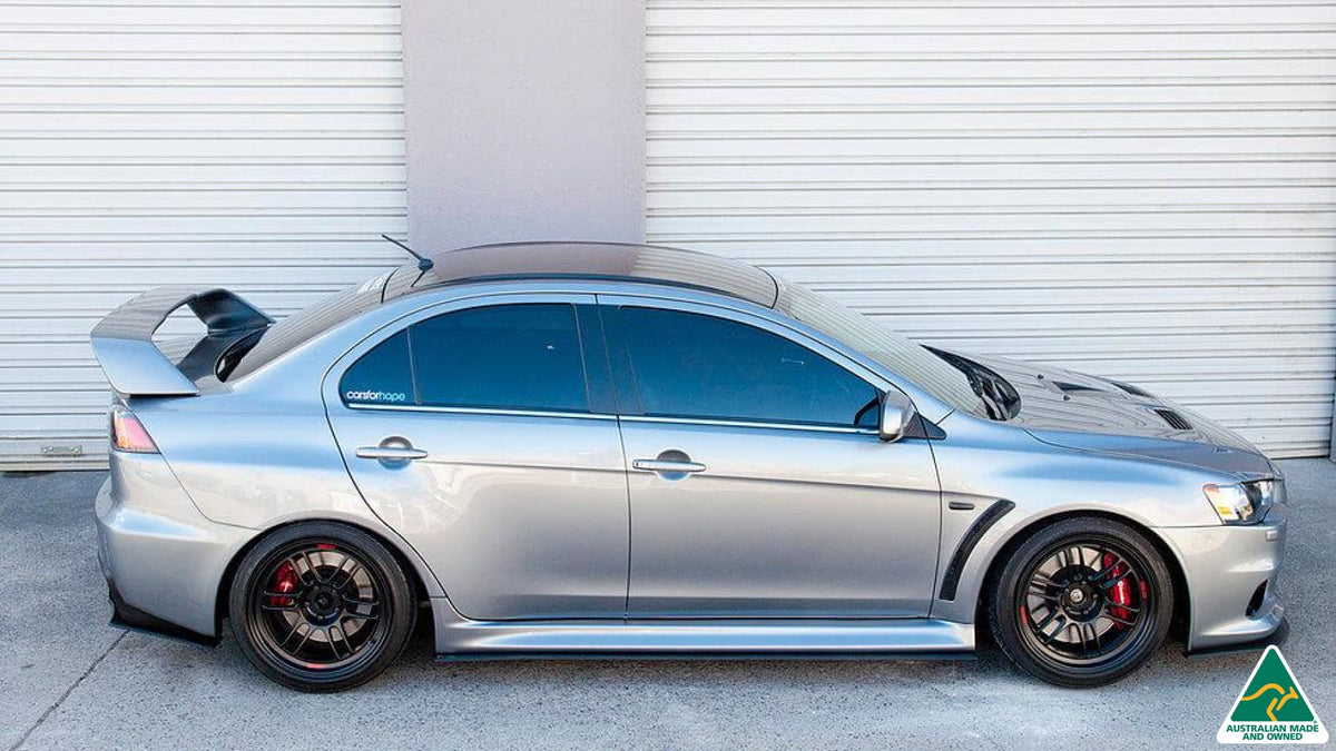 Lancer Evolution X Side Skirt Extension Splitters (Pair)