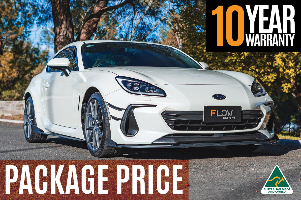 ZD8 BRZ Full Lip Splitter Set (GLOSS BLACK) - ModsDirect