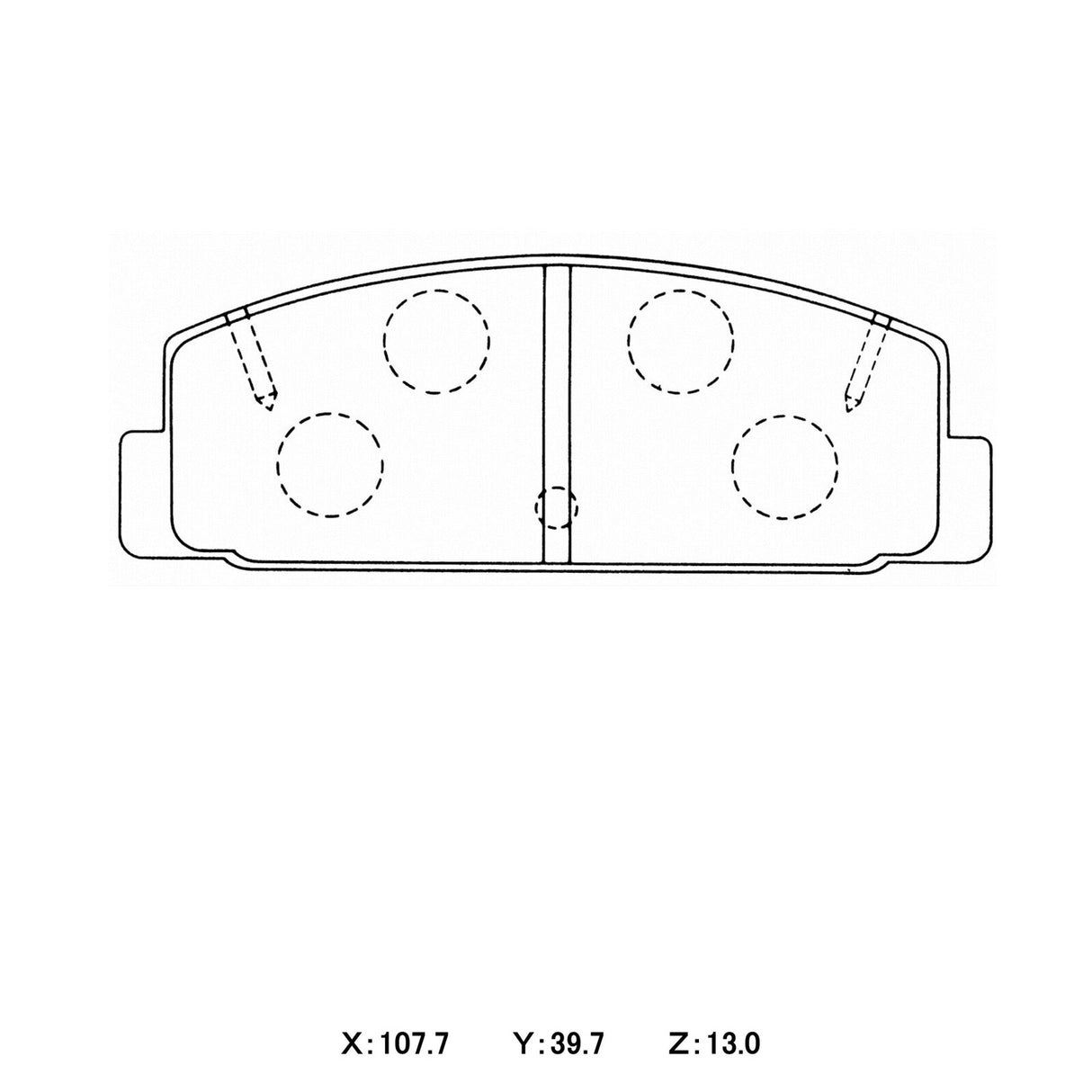CIRCO M119 Race Brake Pads Mazda RX7 FC / FD Rear - ModsDirect