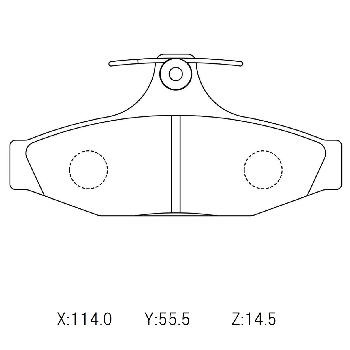 CIRCO M207 Race Brake Pads Commodore (DB1086) - ModsDirect