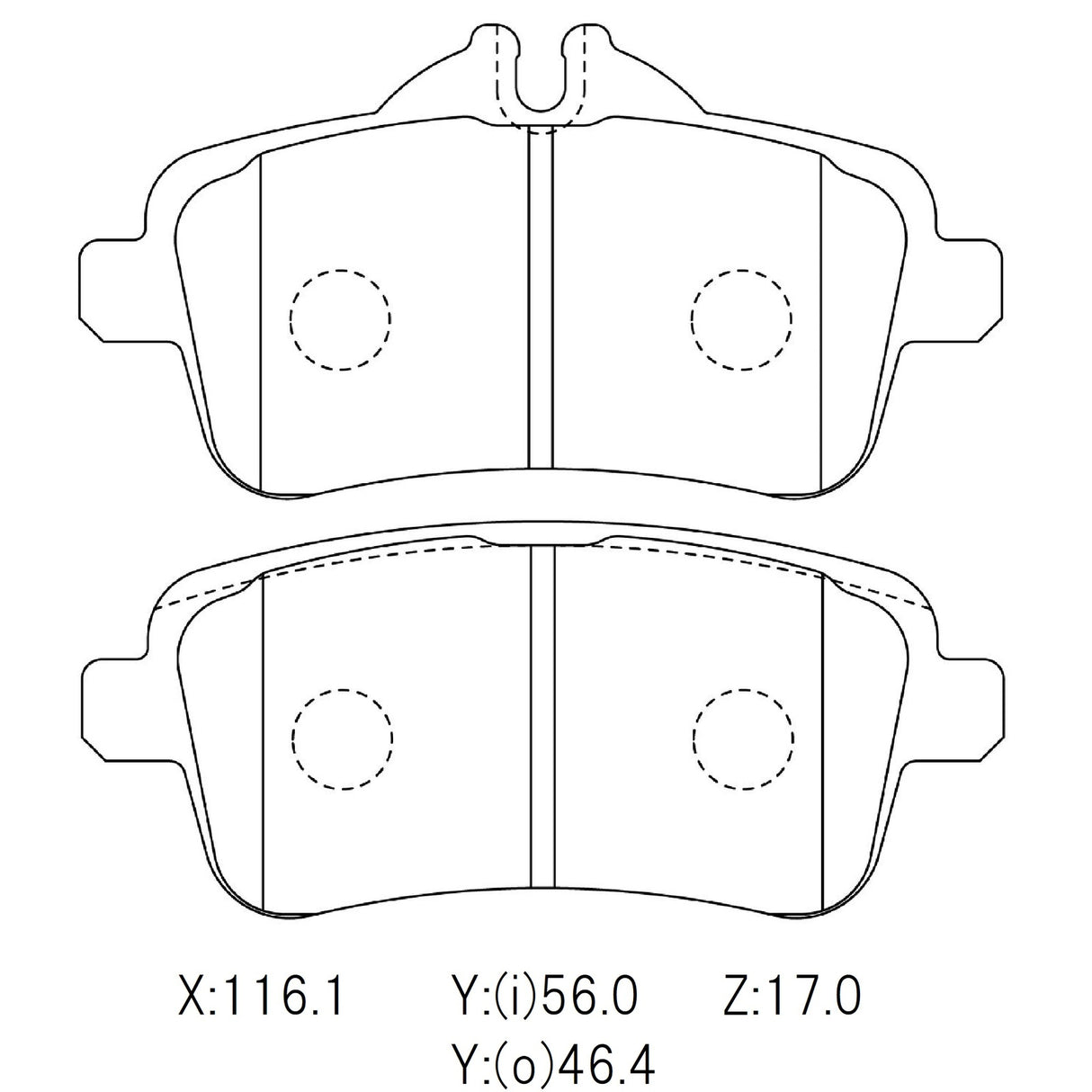 CIRCO M119 Race Brake Pads Mercedes A45 AMG / SLK55 AMG - ModsDirect