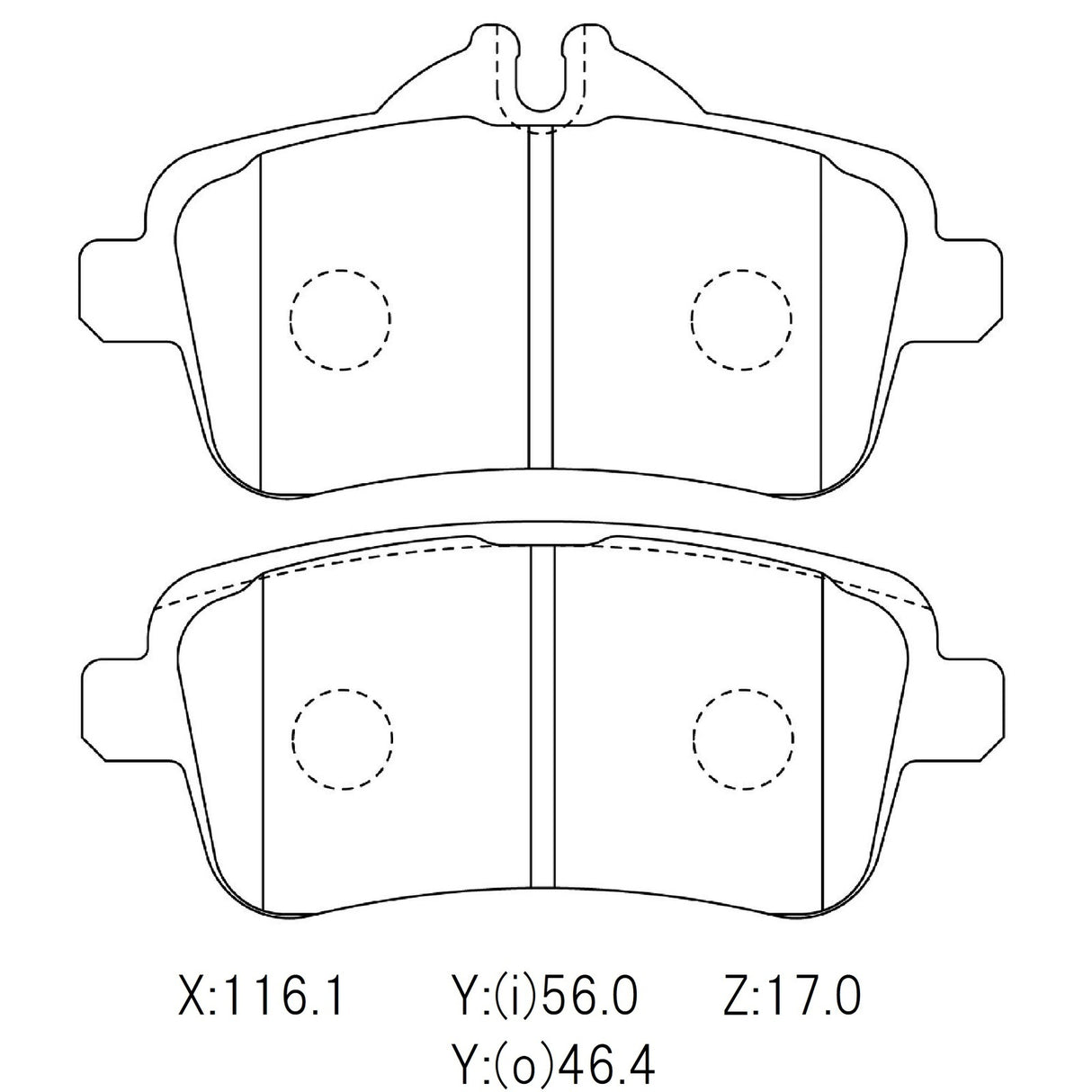 CIRCO SC17 Street Performance Brake Pads Mercedes A45 AMG / SLK55 AMG - ModsDirect