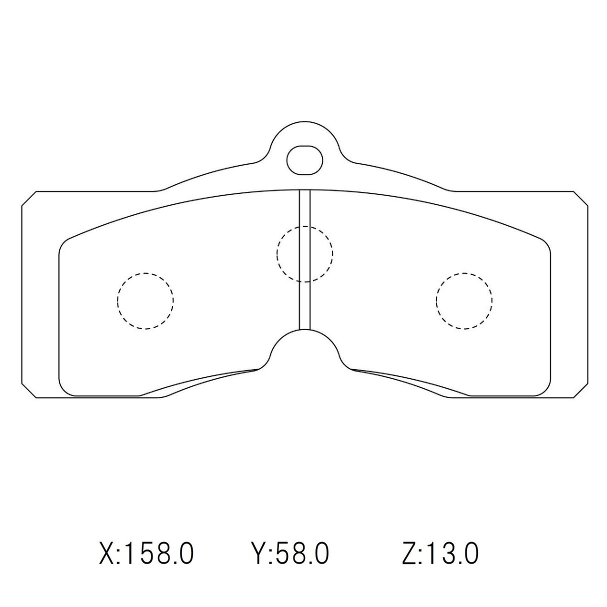 CIRCO S83 Race Brake Pads Corvette Single Pin Historic - ModsDirect