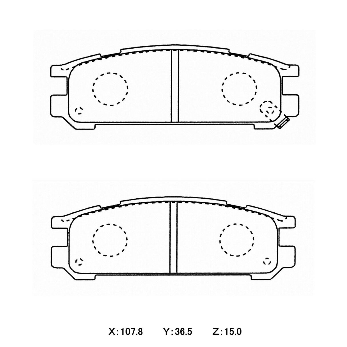 CIRCO SC17 Street Performance Brake Pads Subaru Impreza / WRX / Liberty / Outback / SVX - ModsDirect