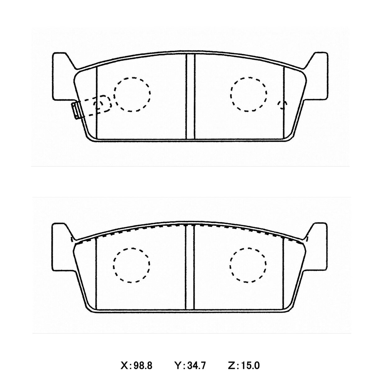 CIRCO SC17 Street Performance Brake Pads Nissan S13 200SX / Skyline / Stagea - ModsDirect