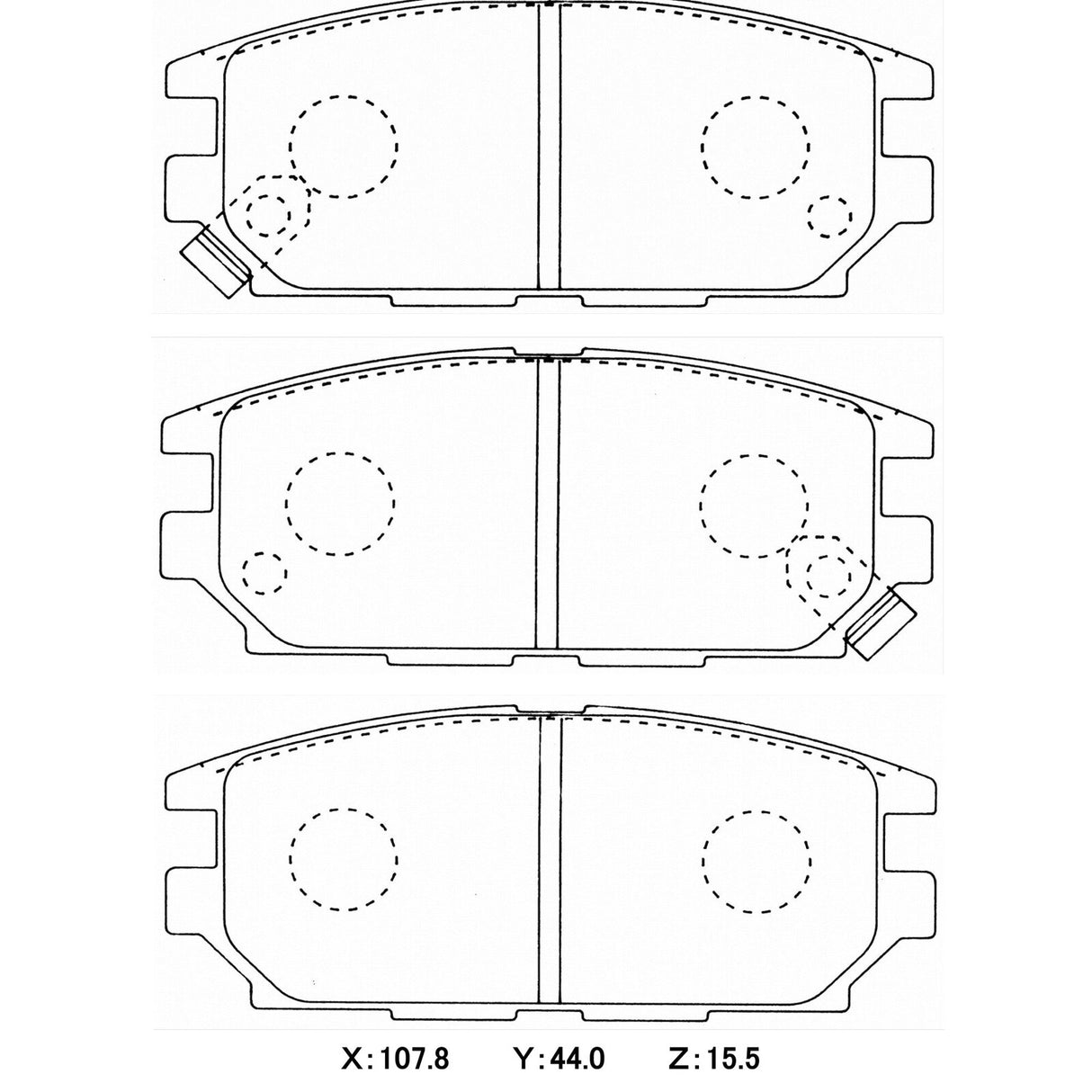 CIRCO M119 Race Brake Pads Mitsubishi Evo 4 - ModsDirect