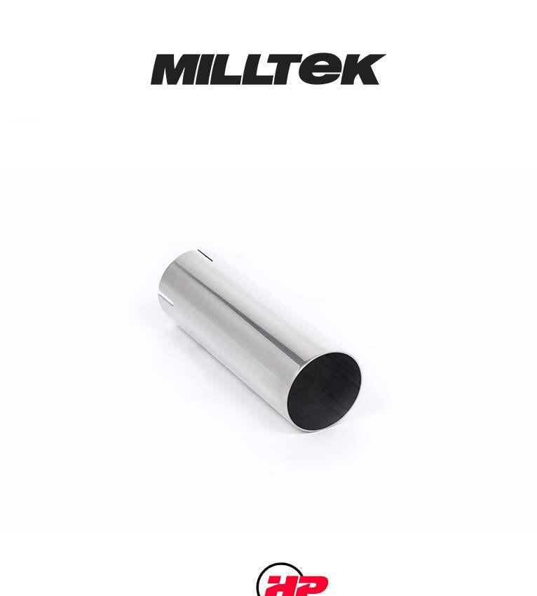 MILLTEK Downpipe Back VW Golf Mk1 GTI Suits The OE Downpipe - Non-resonated / Race