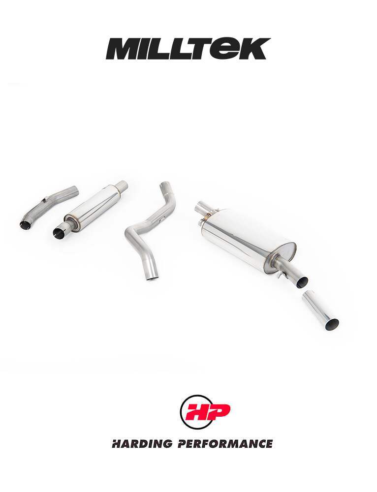 MILLTEK Manifold Back VW Golf Mk1 GTI Suits Aftermarket Manifold - Resonated