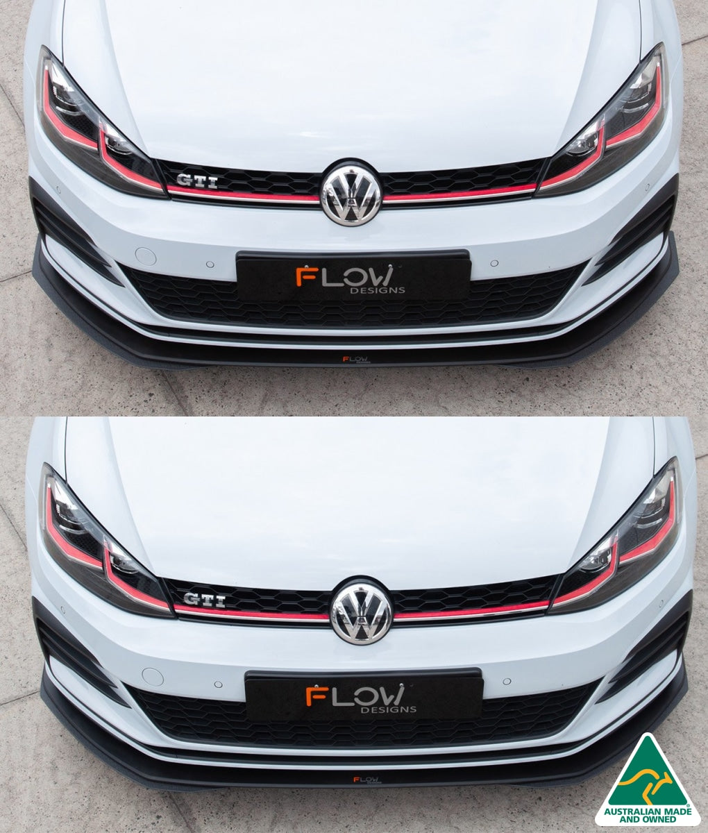 MK7.5 Golf GTI Front Lip Splitter Extensions (Pair)