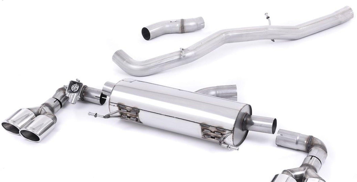 Milltek Sport | Cat-Back (Valved, Non-Res, Oval Tips) (Audi S1)