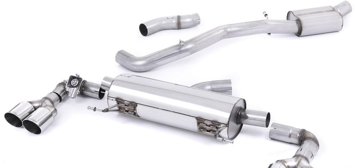 Milltek Sport | Cat-Back (Valved, Res, Round Tips) (Audi S1)