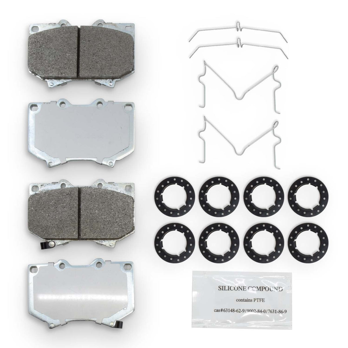 NRS Brakes 4x4 Heavy Duty Brake Pads Toyota Landcruiser 80 Series 4x4 Heavy Duty Brake Pads FRONT