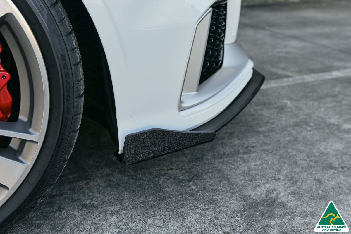 RS3 8V Sedan Facelift Front Lip Splitter Winglets (Pair)