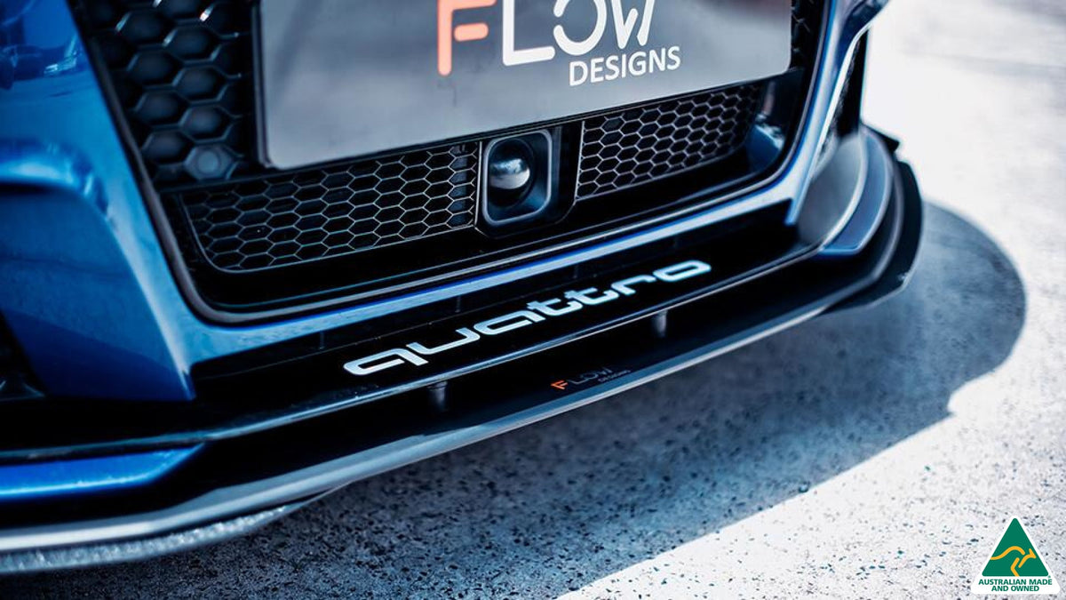 RS3 8V Sportback (Pre-Facelift) Front Lip Splitter Extensions (Pair)