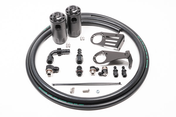 Radium Dual Fluid Lock Catch Can Kit - Nissan Silvia/200SX S15 (SR20DET)