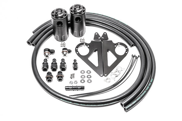 Radium Dual Fluid Lock Catch Can Kit - Subaru BRZ/Toyota 86