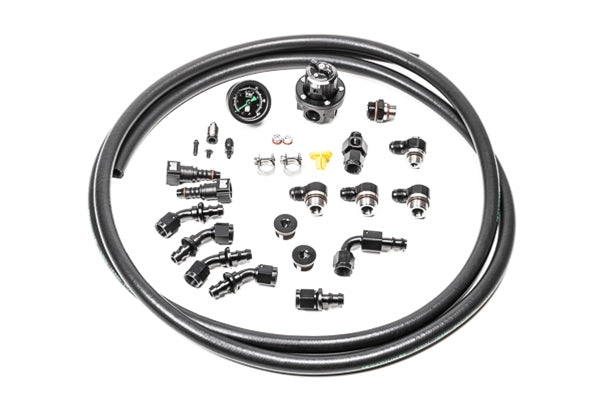 Radium Series Fuel Rail Plumbing Kit w/DMR RA Regulator - Subaru WRX/STI/FXT/LGT (EJ20/EJ25)