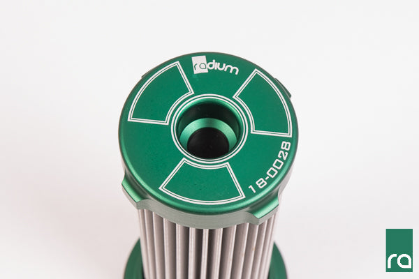Radium Transmission Filter Stainless - Nissan GT-R R35